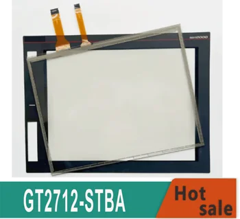 Стеклянная панель с цифровым преобразователем сенсорного экрана для сенсорного экрана GT2712-STBA GT2712-STBD и защитной пленки