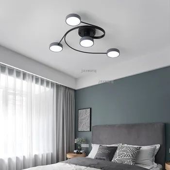 Простые потолочные светильники Nordic LED Macaron, современный свет, Роскошный потолочный светильник, Креативные потолочные подвесные светильники для спальни, Светильники