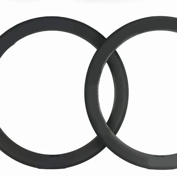 Карбоновые Велосипедные диски, Решающие Трубчатые Бескамерные диски, 700C, 38 мм, 50 мм, 60 мм, 88 мм, Глянцевый Черный Логотип, 1 пара