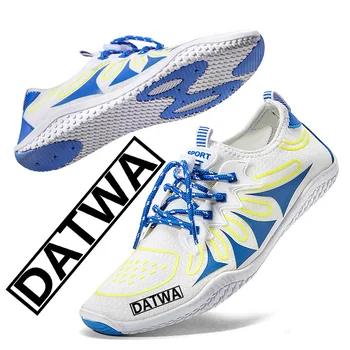 2024 г. Рыболовные ботинки Datwa унисекс, легкие, нескользящие и водостойкие. Быстросохнущие уличные рыболовные ботинки на мягкой подошве.