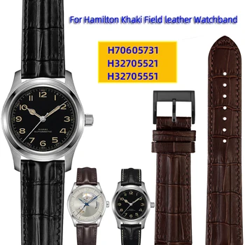 Ремешок из натуральной Воловьей кожи Для часов Hamilton Jazzmaster H32705551 H32625555 H32705521 Ремешок 20мм 22мм Водонепроницаемый браслет
