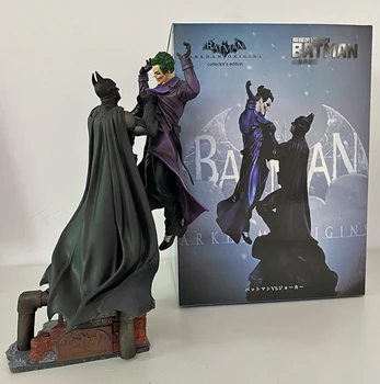 Статуя Бэтмена ПРОТИВ Джокера, Фигурка героя Arkham Origins, Игрушки-модели, Комиксы, аниме, Фигурка Брюса Уэйна Джокера с декором Основания