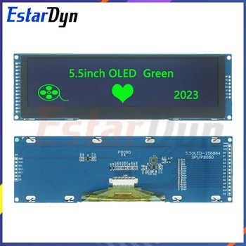 5,5-дюймовый OLED-ЖК-Дисплей Модуль 256x64 Привод SSD1322 Интерфейс SPI/8-Битный Параллельный Порт Зеленый Шрифт Для Arduino