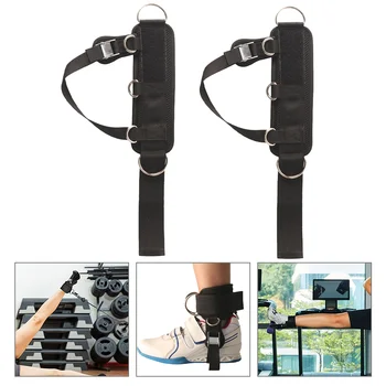 2 шт Ремешок для гантелей на щиколотке Тренировочные ремни Регулируемые Веса Крепление для разгибания ног в спортзале