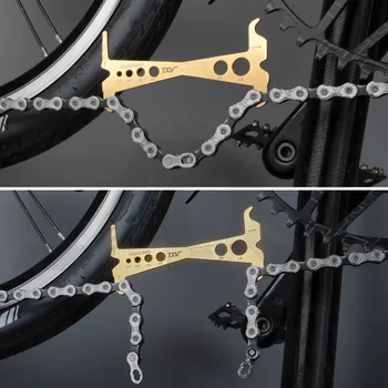 Индикатор Проверки Велосипедной Цепи Ремонтный Инструмент MTB Simple Chains Калибр Измерительная Линейка Замена Велосипедных Аксессуаров