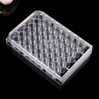 Пластиковая стерильная пластина для культивирования клеток на 24/48 отверстий, Бактериальные дрожжи, чашки Петри, Лабораторное оборудование