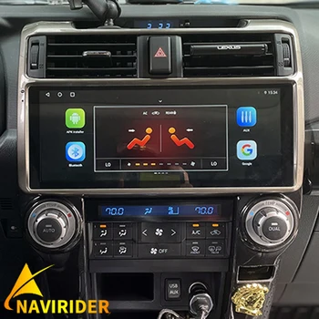 12,3 дюймов 128 Гб Android 13 GPS Навигация Авто Стерео для Toyota 4Runner 2009-2019 Двухдиновый радиоплеер DVD Видео Мультимедиа