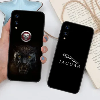 Симпатичный Чехол для Мобильного телефона Jaguar-s для Huawei Mate 40 30 20 10 Pro Lite Nova 9 8 5T Y7p Y7 Черный Мягкий Чехол Для телефона Funda