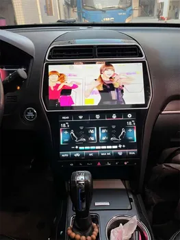 Обновите новейшую Автомобильную Магнитолу Android AC Panel Для Ford Explorer 2014-2019 Мультимедийный Плеер GPS Навигационное Головное Устройство Carplay