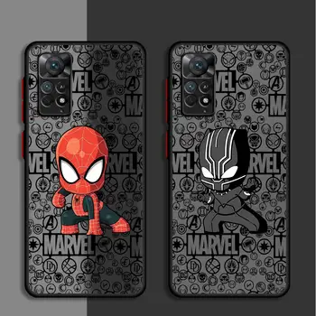 Милый чехол для телефона с Супергероем Marvel для Xiaomi Redmi 9A 9 9C 9T 10 10C 12C 12 4G 12 5G K40 Pro A1 A2 Чехол