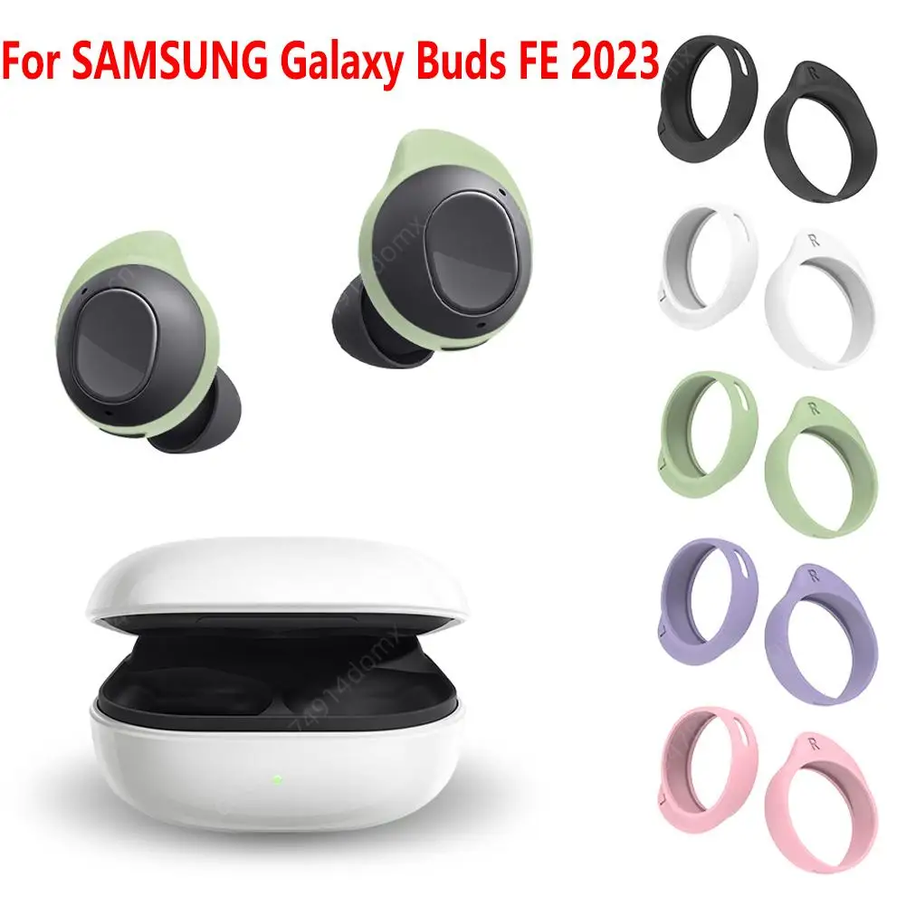 5 Пар Силиконовых наушников для Samsung Galaxy Buds FE Earbuds (2023) Сменные Мягкие Нескользящие Силиконовые наушники/Вкладыши с наконечниками-крылышками