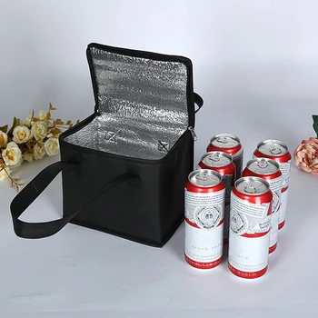 Портативная сумка-холодильник с изоляцией для напитков и пива, термос для Бенто для пикника на открытом воздухе