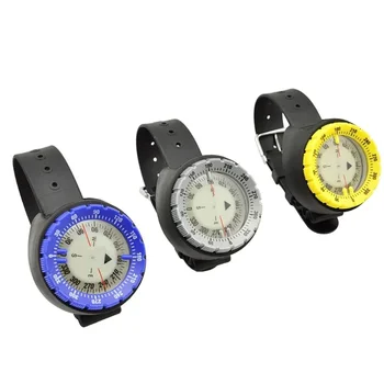 Цифровые светящиеся сбалансированные часы для подводного плавания 50-метровый компас для дайвинга Профессиональный водонепроницаемый навигатор для плавания