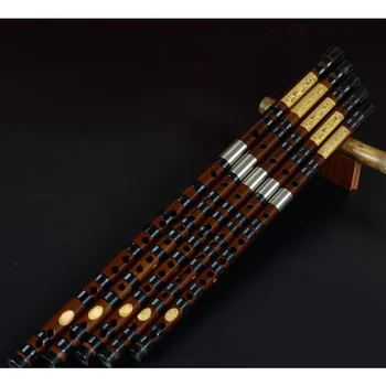 6 шт./компл. Высококачественная бамбуковая флейта с футляром, традиционные музыкальные инструменты, профессиональные флейты, Поперечная флейта, китайский Дизи