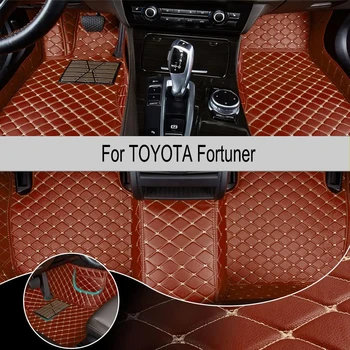 Изготовленный на заказ автомобильный коврик для TOYOTA Fortuner 2002-2013 годов выпуска Модернизированная версия Аксессуары для ног Coche Ковры