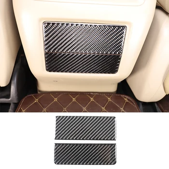 Для Nissan Pathfinder 2013-2018, наклейка на нижнюю панель заднего воздуховода из мягкого углеродного волокна, аксессуары для модификации интерьера