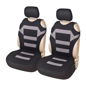 Чехол для переднего автомобильного сиденья с рисунком футболки из 2шт, универсальный, подходит для большинства автомобилей, протектор для автомобильных сидений из полиэстеровой ткани