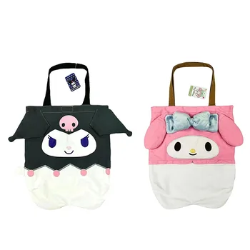 Sanrio hello kitty девчачья модная повседневная плюшевая сумка через плечо cinnamon Kuromi большой емкости сумка-тоут