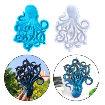 Инновационная форма для свечи в виде скульптуры осьминога для художественного самовыражения, уникальное ремесло, прямая поставка