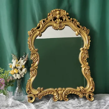 Зеркало в ванной в европейском стиле зеркало в ванной зеркало для переодевания зеркало для макияжа туалет зеркало в ванной на стене