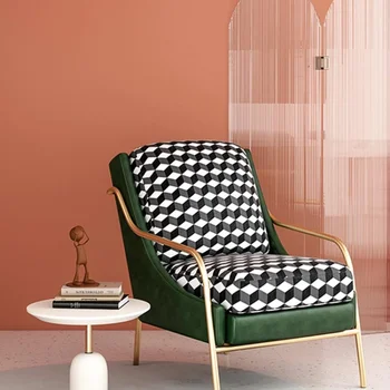 Диван для отдыха в современной минималистской гостиной Lazy Light Роскошное кресло для балкона с откидной спинкой