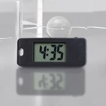 Студенческий брелок Часы Цифровые электронные часы Бесшумный тест Карманные часы Стекло с высокой светопроницаемостью