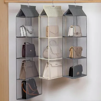 Высококачественная подвесная сумка для хранения в шкафу, экономящая пространство Подвесная сумка, трехмерная сумка для хранения, Пылезащитный органайзер