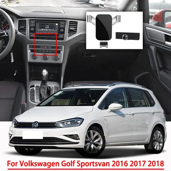 Автомобильные аксессуары Держатель мобильного телефона для Volkswagen Golf Sportsvan 2016 2017 2018 Гравитационная навигация Специальный кронштейн Поддержка GPS