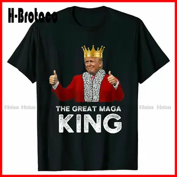 Великий Король Мага Забавный Трамп Ультра Король Мага Футболка Винтажная Мужская Подарочная Футболка Размер Рубашки Для Женщин Модная Футболка Лето 