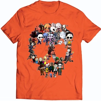 Костюм черепа на Хэллоуин, рубашка, подарок команды ужасов, подарок Джейсона Лав Вурхиса, футболка Майкла Майерса, футболка для лав.