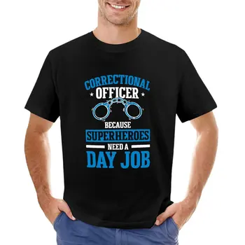 Футболка Сотрудника исправительных учреждений, футболки с кошками, мужская тренировочная рубашка