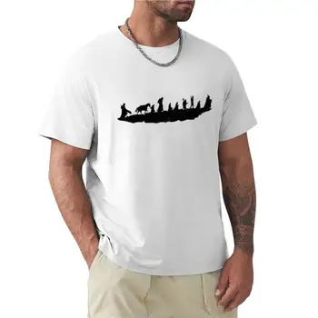 мужская футболка с круглым вырезом, футболки The Fellowship, спортивные рубашки, корейские модные мужские белые футболки