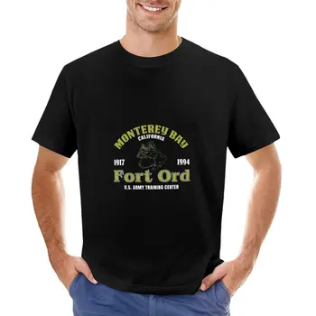 Футболка Fort Ord Monterey Bay с эстетичной графикой, футболки оверсайз для мужчин