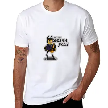 Новый Вам нравится SMOOTH JAZZ? Футболка с графическим рисунком, футболка оверсайз, летняя одежда, мужская футболка