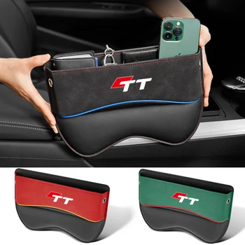 Органайзер для автомобильного сиденья, боковая сумка для сиденья, зарезервированное отверстие для зарядного кабеля для Audi TT, Многофункциональное сиденье, щелевая коробка для хранения аксессуаров