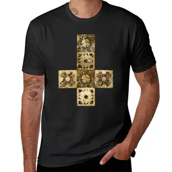 Новая футболка Cenobite Lament Configuration Puzzle Box v2, футболка с коротким рукавом, графические футболки, мужские хлопчатобумажные футболки