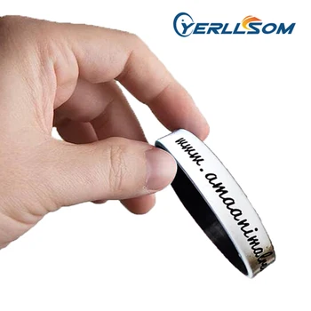 YERLLSOM 500 шт./лот, изготовленные на заказ резиновые силиконовые браслеты с цветным логотипом для мероприятий P041811