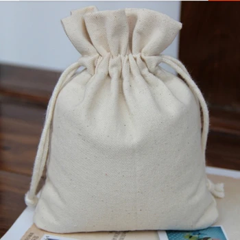 Холст CBRL настроил дешевую сумку на шнурке, сумку для ювелирных изделий из хлопчатобумажной ткани оптом изготовленную на заказ сумку на шнурке для подарочного ювелирного кольца