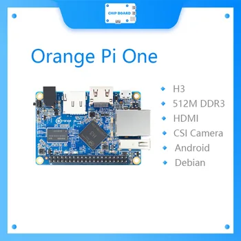 Мини-ПК с четырехъядерным процессором Orange Pi One H3 объемом 512 МБ с поддержкой ubuntu linux и Android