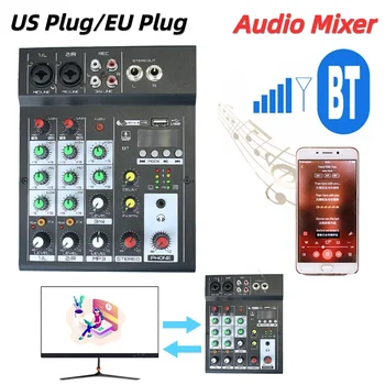 Звуковая карта V300 Pro Live 10 звуковых эффектов Микшер аудиоинтерфейса Bluetooth 4.0