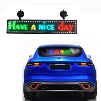 75 * 16 см, Окно автомобиля, светодиодная панель, WIFI Программируемый Рекламный дисплей, светодиодный движущийся знак, экран RGB, светодиодная панель