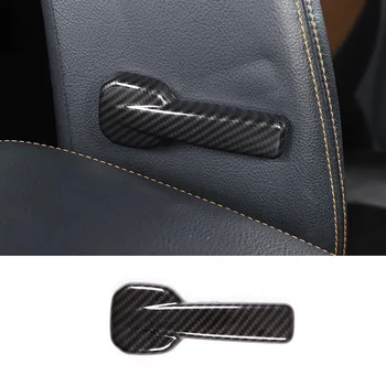 Для Ford Ranger Everest 2015 + Кнопка регулировки талии автокресла, наклейка для отделки крышки, аксессуары для интерьера, углеродное волокно