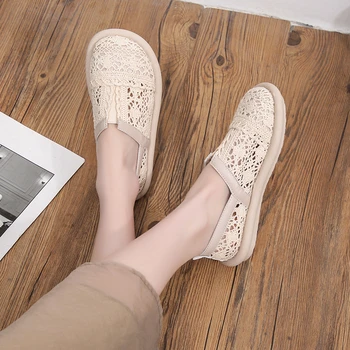BCEBYL/ Весенне-летняя новая модная удобная дышащая спортивная повседневная обувь с мелким носком из сетчатого материала Chaussure Femme