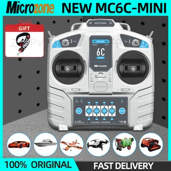 MicroZone MC6C 2.4G 6-канальный контроллер Передатчик Приемник Радиосистема для SU27 Радиоуправляемый самолет Дрон Квадрокоптер Вертолет Автомобиль Лодка