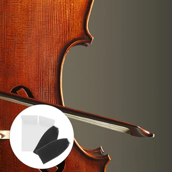 4шт наконечников для скрипичного смычка Пластиковые клинья Замена подушки для скрипичного смычка Детали для скрипичного смычка