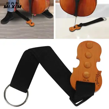 Нескользящая заглушка для торцевой шпильки, Регулируемый ремешок для виолончели, Нейлоновая подставка для позиционирования виолончели, Опорная пластина, Портативные аксессуары для игры на виолончели