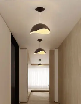 Geovancy деревянные лампы grain потолочный светильник для коридора, современная люстра для крыльца, прямоугольные декоративные лампы. JXD-036
