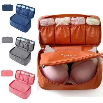 Портативная дорожная сумка для хранения Многофункциональных бюстгальтеров, сумок-органайзеров для нижнего белья, туалетных принадлежностей, косметички для путешествий на открытом воздухе