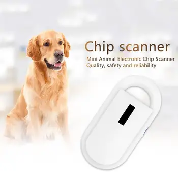 Ручной цифровой сканер чипов идентификации домашних животных Перезаряжаемый считыватель микрочипов животных RFID Считыватель идентификаторов домашних животных Сканер чипов животных