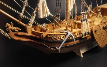 Масштаб 1/80 Деревянная модель Голландской Королевской Яхты Аксессуары для Обновления Роскошной Декоративной Фурнитуры Не включают модель Корабля